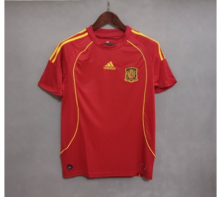 Spain 2008 Home Red Soccer Jersey